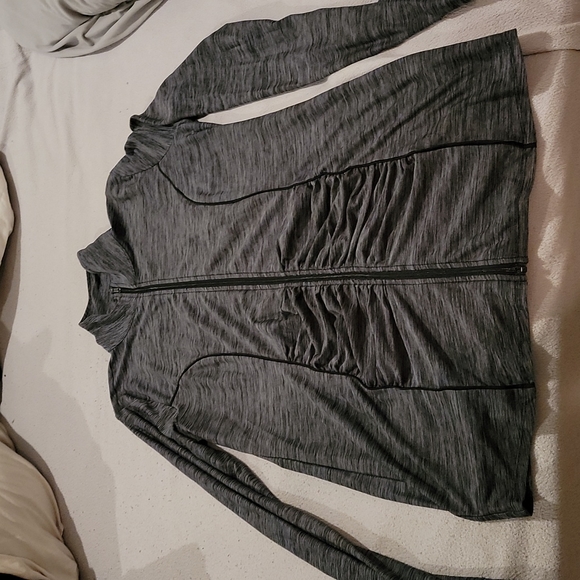 Motherhood Maternity Zip Front Sweatshirt - Picture 2 of 11